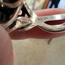 Load image into Gallery viewer, Silver and 18k Ann King quartz ring