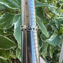 Load image into Gallery viewer, Oxidized sterling silver stackable ring ￼