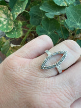 Load image into Gallery viewer, Silver + 18k texture ring