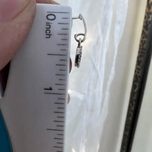 Load image into Gallery viewer, 10kw black and white diamond earrings