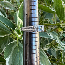 Load image into Gallery viewer, Silver Judith Ripka blue topaz ring