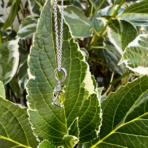 14kw peridot and diamond pendant