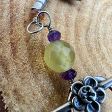 Load image into Gallery viewer, Sterling silver gemstone dragonfly bracelet