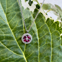 Load image into Gallery viewer, 14kw ruby and diamond necklace