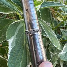 Load image into Gallery viewer, Oxidized sterling silver stackable ring ￼