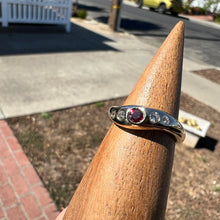Load image into Gallery viewer, 14ky ruby and diamond ring