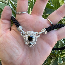 Load image into Gallery viewer, Judith Ripka silver black spinel necklace