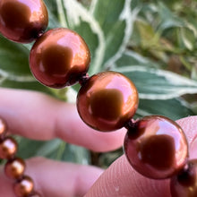 Load image into Gallery viewer, 14ky rust colored pearls