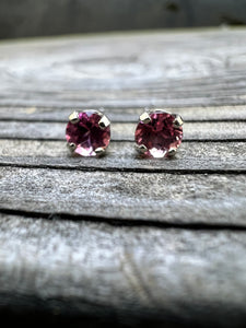 14k tourmaline studs