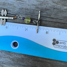 Load image into Gallery viewer, Sterling silver gemstone dragonfly bracelet