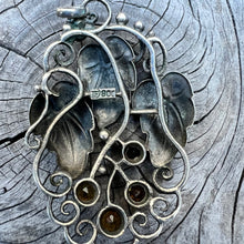 Load image into Gallery viewer, Sterling silver citrine pendant