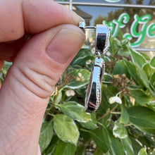 Load image into Gallery viewer, Silver diamond drop earrings