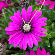 Load image into Gallery viewer, 10ky gold diamond accented ladybug pendant