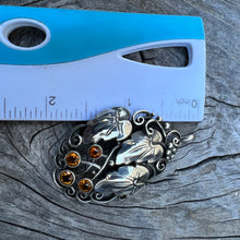 Load image into Gallery viewer, Sterling silver citrine pendant