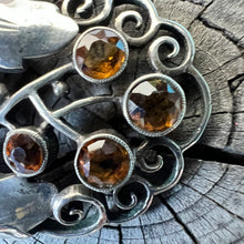 Load image into Gallery viewer, Sterling silver citrine pendant