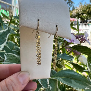 14ky tassel earrings