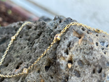 Load image into Gallery viewer, 14ky gold ruby &amp; diamond station necklace