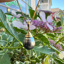 Load image into Gallery viewer, 14ky Tahitian pearl pendant