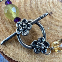 Load image into Gallery viewer, Sterling silver gemstone dragonfly bracelet