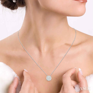 White Gold Lovebright Diamond Pendant