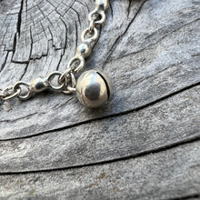 Load image into Gallery viewer, Silver jingle charm bracelet
