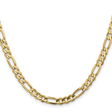Load image into Gallery viewer, 14K 5.5mm Concave Open Figaro Chain