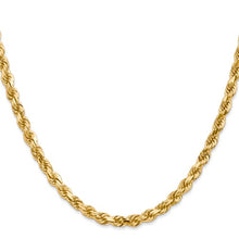 Load image into Gallery viewer, 14K 4.5mm Diamond-cut Rope Chain