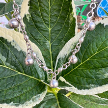 Load image into Gallery viewer, Silver jingle charm bracelet