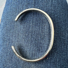 Load image into Gallery viewer, Sterling silver stamped cuff bracelet