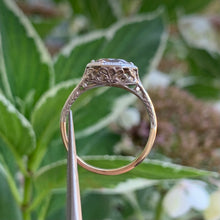 Load image into Gallery viewer, 14ky &amp; sterling silver rutilated quartz vintage “remix” ring