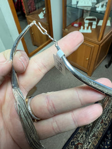 Liquid sterling silver 30” necklace